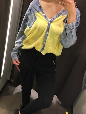 「N（エヌ）のアイテム（トップス）」を使った、Ⓜ︎さん（レディース・158cm）の春コーディネート