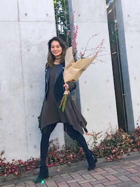 黒木 ナツミ🦋さん（レディース・162cm）の冬コーディネート