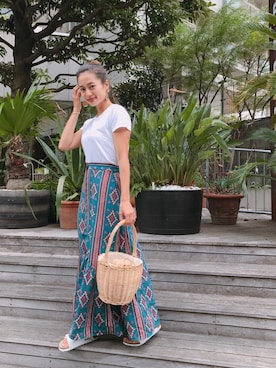 黒木 ナツミ🦋さん（レディース・162cm）の夏コーディネート