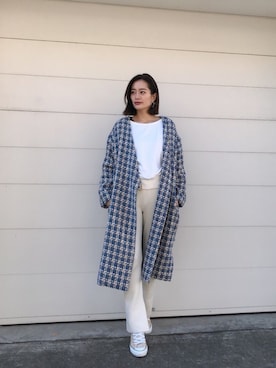 黒木 ナツミ🦋さん（レディース・162cm）の冬コーディネート