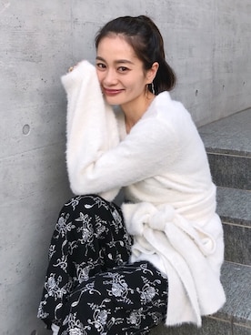 黒木 ナツミ🦋さん（レディース・162cm）の冬コーディネート