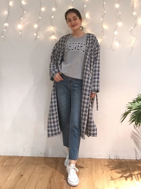 黒木 ナツミ🦋さん（レディース・162cm）の冬コーディネート