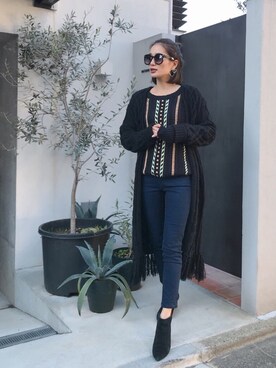 黒木 ナツミ🦋さん（レディース・162cm）の冬コーディネート