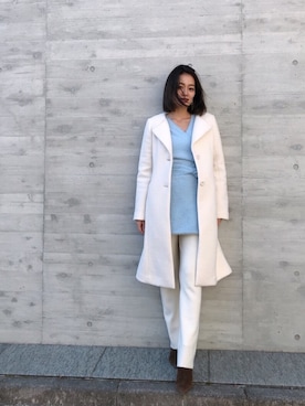 黒木 ナツミ🦋さん（レディース・162cm）の冬コーディネート