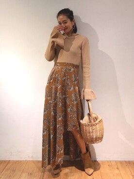 黒木 ナツミ🦋さん(レディース・162cm)の冬コーディネート