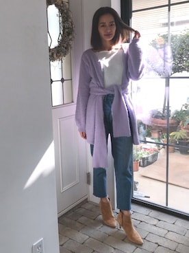 黒木 ナツミ🦋さん（レディース・162cm）の冬コーディネート