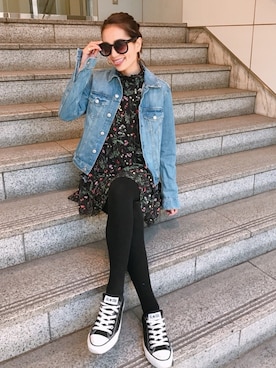 黒木 ナツミ🦋さん（レディース・162cm）の冬コーディネート