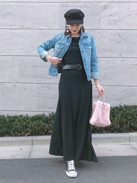 黒木 ナツミ🦋さん（レディース・162cm）の冬コーディネート