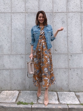 黒木 ナツミ🦋さん(レディース・162cm)の春コーディネート