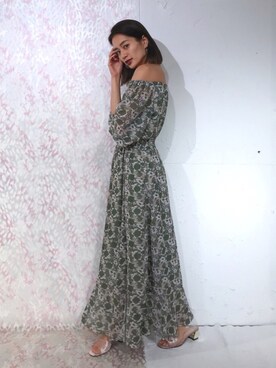 「ESPERANZA（エスペランサ）のアイテム（サンダル）」を使った、黒木 ナツミ🦋さん（レディース・162cm）の春コーディネート
