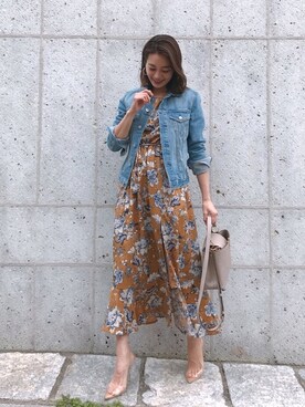 黒木 ナツミ🦋さん(レディース・162cm)の春コーディネート