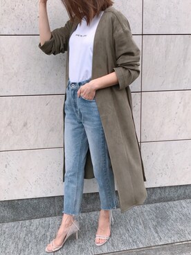 黒木 ナツミ🦋さん（レディース・162cm）の春コーディネート