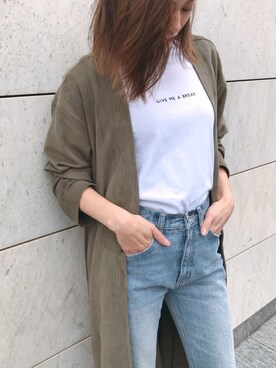 黒木 ナツミ🦋さん（レディース・162cm）の春コーディネート