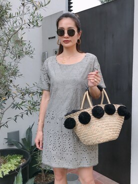 黒木 ナツミ🦋さん（レディース・162cm）の春コーディネート