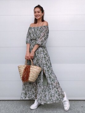 黒木 ナツミ🦋さん(レディース・162cm)の春コーディネート