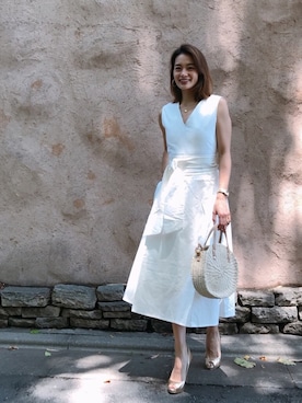 黒木 ナツミ🦋さん（レディース・162cm）の春コーディネート