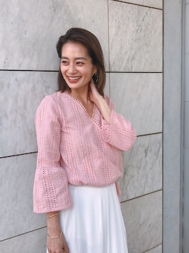 黒木 ナツミ🦋さん（レディース・162cm）の春コーディネート