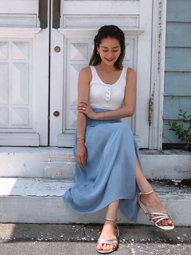 黒木 ナツミ🦋さん(レディース・162cm)の夏コーディネート