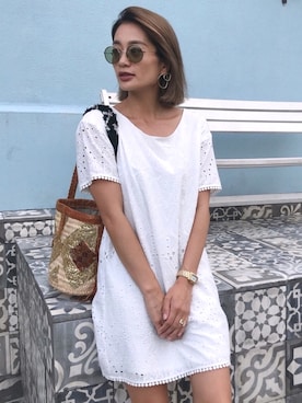 黒木 ナツミ🦋さん(レディース・162cm)の夏コーディネート