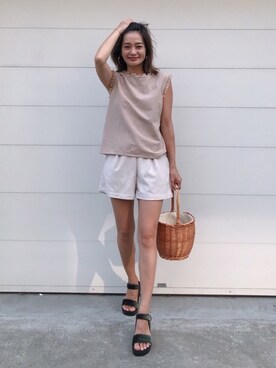 黒木 ナツミ🦋さん（レディース・162cm）の夏コーディネート