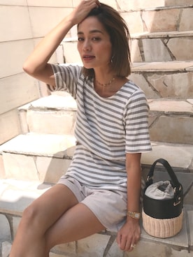 黒木 ナツミ🦋さん（レディース・162cm）の夏コーディネート