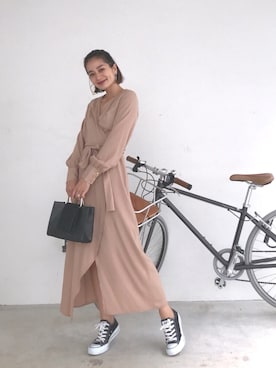 黒木 ナツミ🦋さん（レディース・162cm）の秋コーディネート