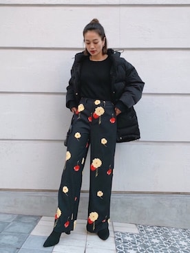 黒木 ナツミ🦋さん（レディース・162cm）の冬コーディネート