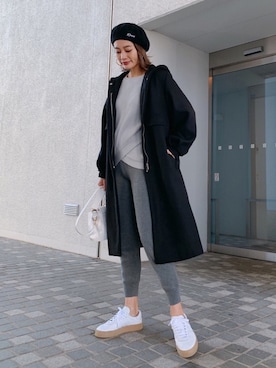 黒木 ナツミ🦋さん（レディース・162cm）の冬コーディネート