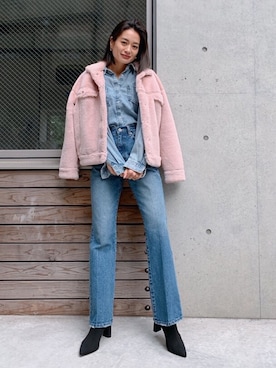 黒木 ナツミ🦋さん（レディース・162cm）の冬コーディネート