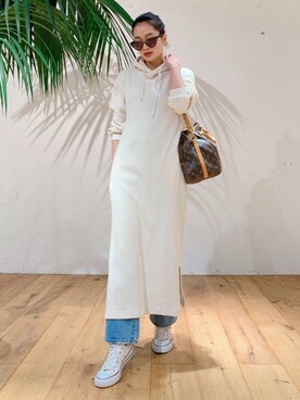 「ワッフル」｜黒木 ナツミ🦋さん（レディース・162cm）の春コーディネート