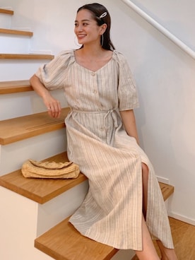 黒木 ナツミ🦋さん（レディース・162cm）の夏コーディネート