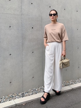 黒木 ナツミ🦋さん（レディース・162cm）の夏コーディネート