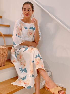 黒木 ナツミ🦋さん（レディース・162cm）の夏コーディネート