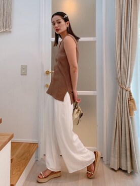 黒木 ナツミ🦋さん（レディース・162cm）の夏コーディネート