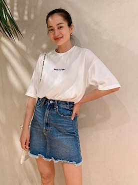 黒木 ナツミ🦋さん（レディース・162cm）の夏コーディネート