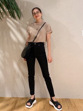 黒木 ナツミ🦋さん（レディース・162cm）の秋コーディネート