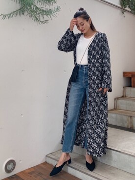 黒木 ナツミ🦋さん（レディース・162cm）の秋コーディネート