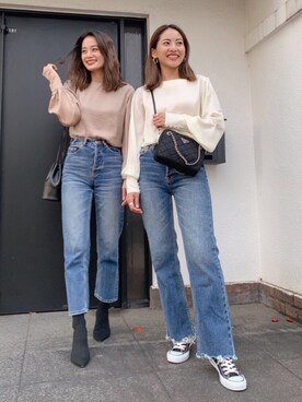 黒木 ナツミ🦋さん(レディース・162cm)の冬コーディネート