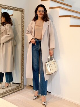 黒木 ナツミ🦋さん(レディース・162cm)の冬コーディネート