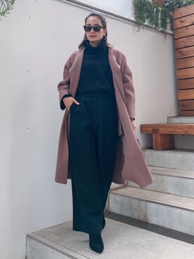 黒木 ナツミ🦋さん（レディース・162cm）の冬コーディネート