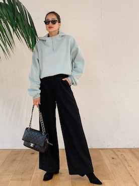 黒木 ナツミ🦋さん（レディース・162cm）の冬コーディネート