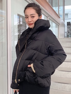 黒木 ナツミ🦋さん（レディース・162cm）の冬コーディネート