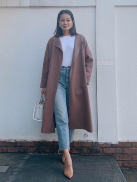 「Vicente（ヴィセンテ）のアイテム（その他アウター）」を使った、黒木 ナツミ🦋さん（レディース・162cm）の冬コーディネート