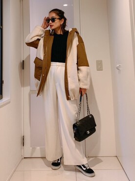 黒木 ナツミ🦋さん（レディース・162cm）の冬コーディネート