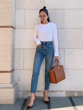 黒木 ナツミ🦋さん（レディース・162cm）の冬コーディネート