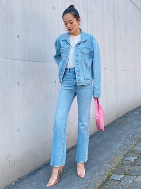 黒木 ナツミ🦋さん（レディース・162cm）の春コーディネート