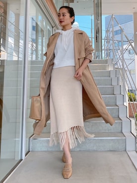 黒木 ナツミ🦋さん（レディース・162cm）の春コーディネート