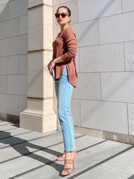 黒木 ナツミ🦋さん（レディース・162cm）の春コーディネート