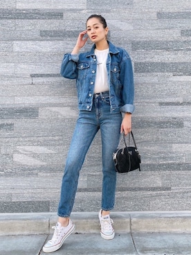 黒木 ナツミ🦋さん（レディース・162cm）の春コーディネート