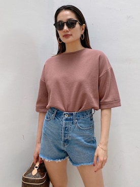 「Steven Alan（スティーブンアラン）のアイテム（アクセサリー）」を使った、黒木 ナツミ🦋さん（レディース・162cm）の春コーディネート